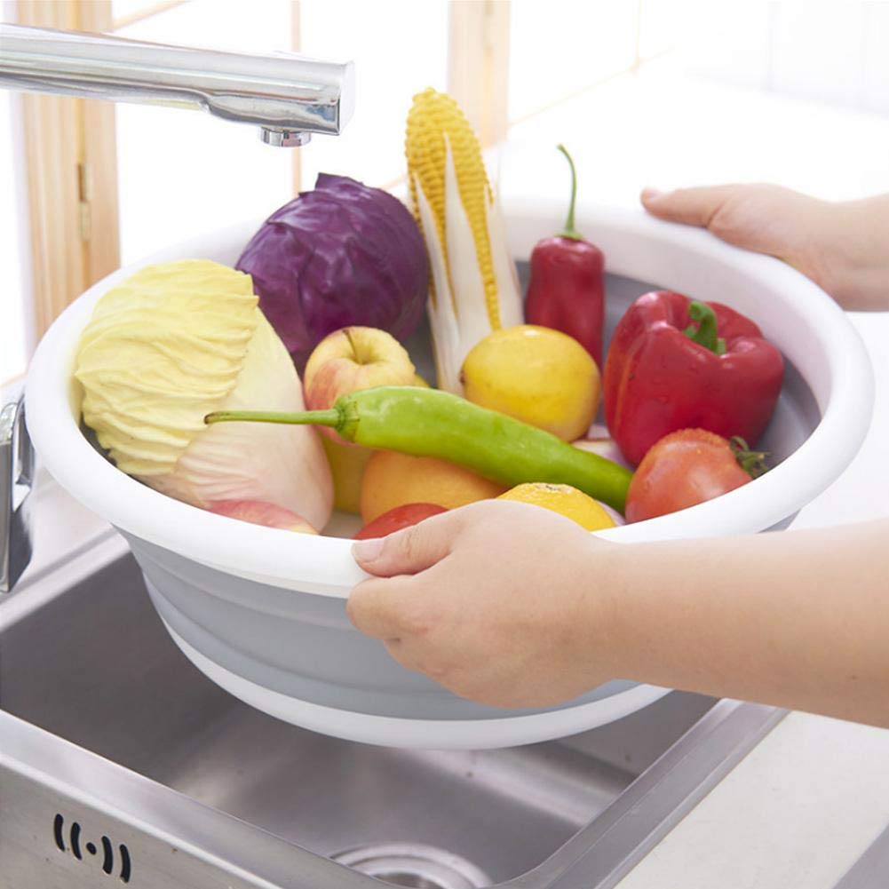 4087 Portable Folding Basin, Lightweight Wash Basin Folding Water Basin for Travel Washing Clothes Vegetables DeoDap 4087 Portable Folding Basin, Lightweight Wash Basin Folding Water Basin for Travel Washing Clothes Vegetables DeoDap